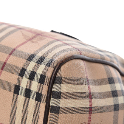 Burberry Haymarket Check Small Chester Bowling Bag Chocolate 9 of 12