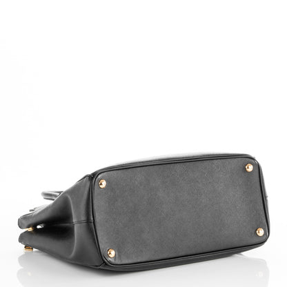 Prada Saffiano Medium Galleria Double Zip Tote Black 4 of 6