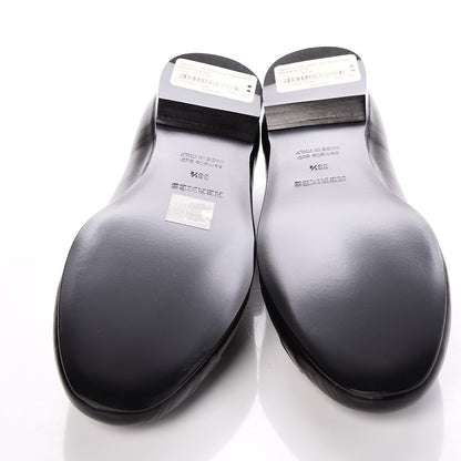 Hermes Glossy Calfskin Neuilly Ballerina Flats 38.5 Black 5 of 9