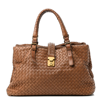 Bottega Veneta Nappa Intrecciato Medium Roma Tote Noce 1 of 9