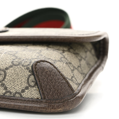 Gucci GG Supreme Monogram Neo Vintage Web Belt Bag Brown 19 of 21