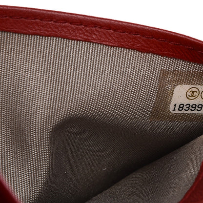 Chanel Lambskin Quilted Boy Yen Wallet Red 25 of 26