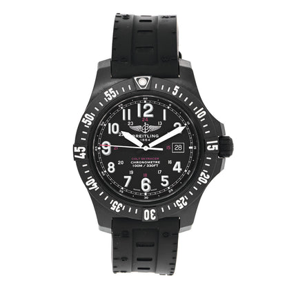 Breitling Breitlight Rubber 45mm Colt Skyracer Quartz Watch Black X74320 1 of 5