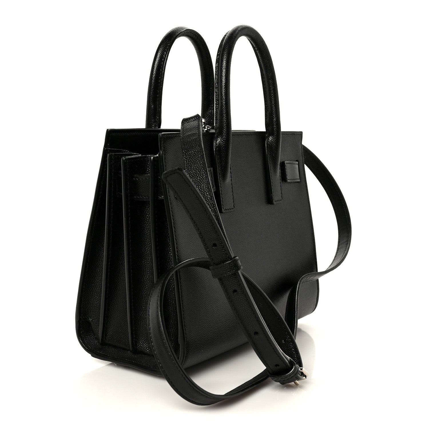 Saint Laurent Grain de Poudre Nano Sac De Jour Black 3 of 11
