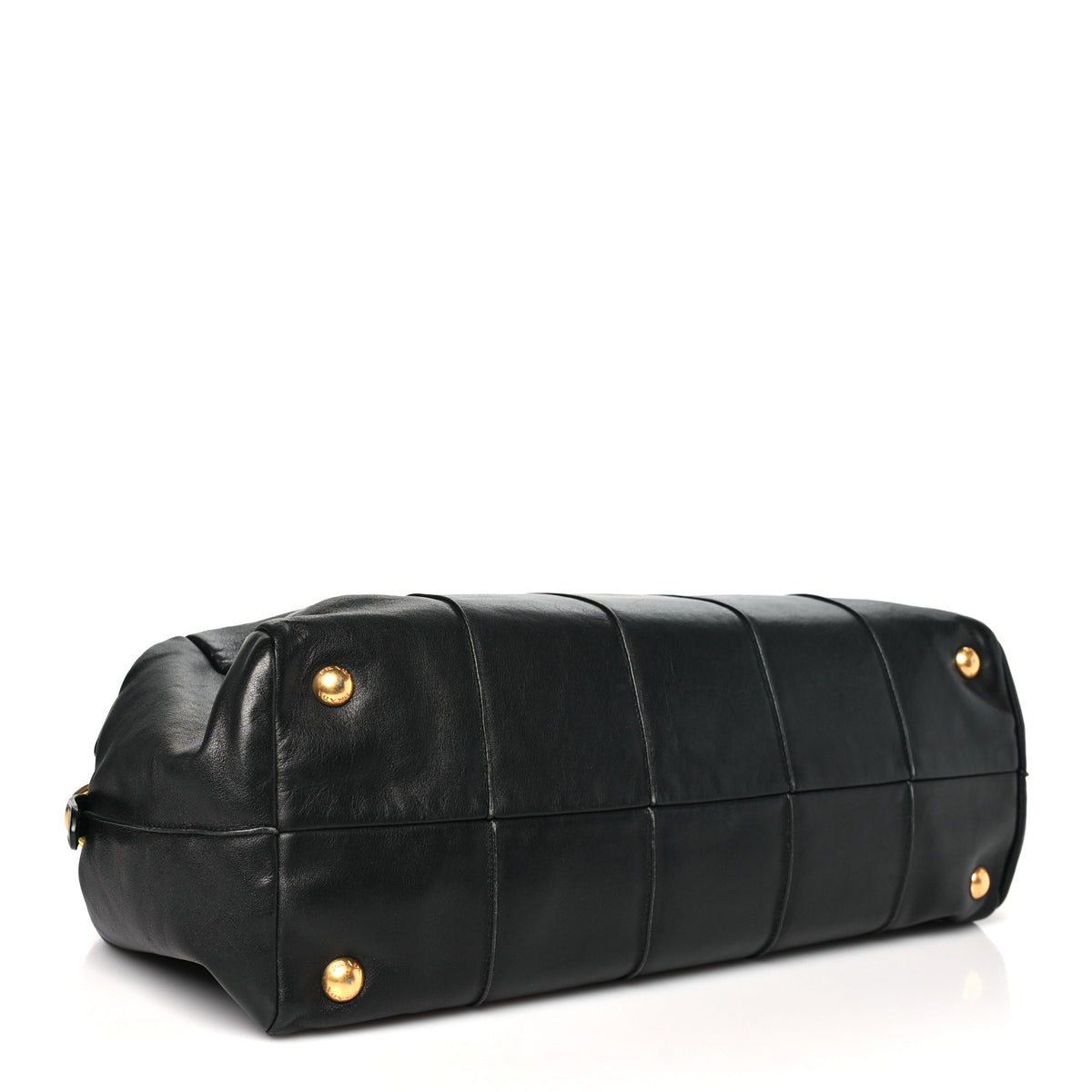 Prada Soft Calf Shoulder Bag Black 4 of 10