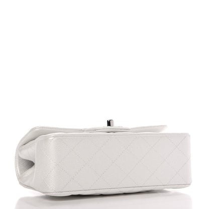 Chanel Iridescent Caviar Quilted Mini Top Handle Rectangular Flap White 4 of 9
