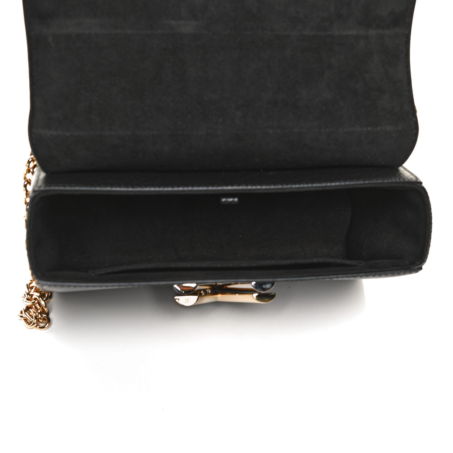 Louis Vuitton Epi Love Lock Twist Shoulder Bag MM Black 5 of 10