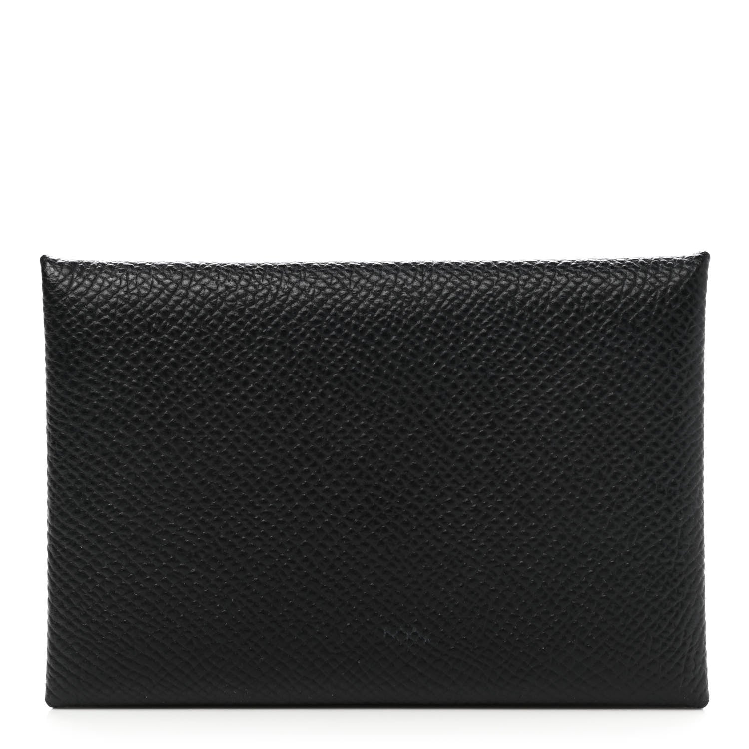 Hermes Epsom Calvi Card Case Black 1 of 7