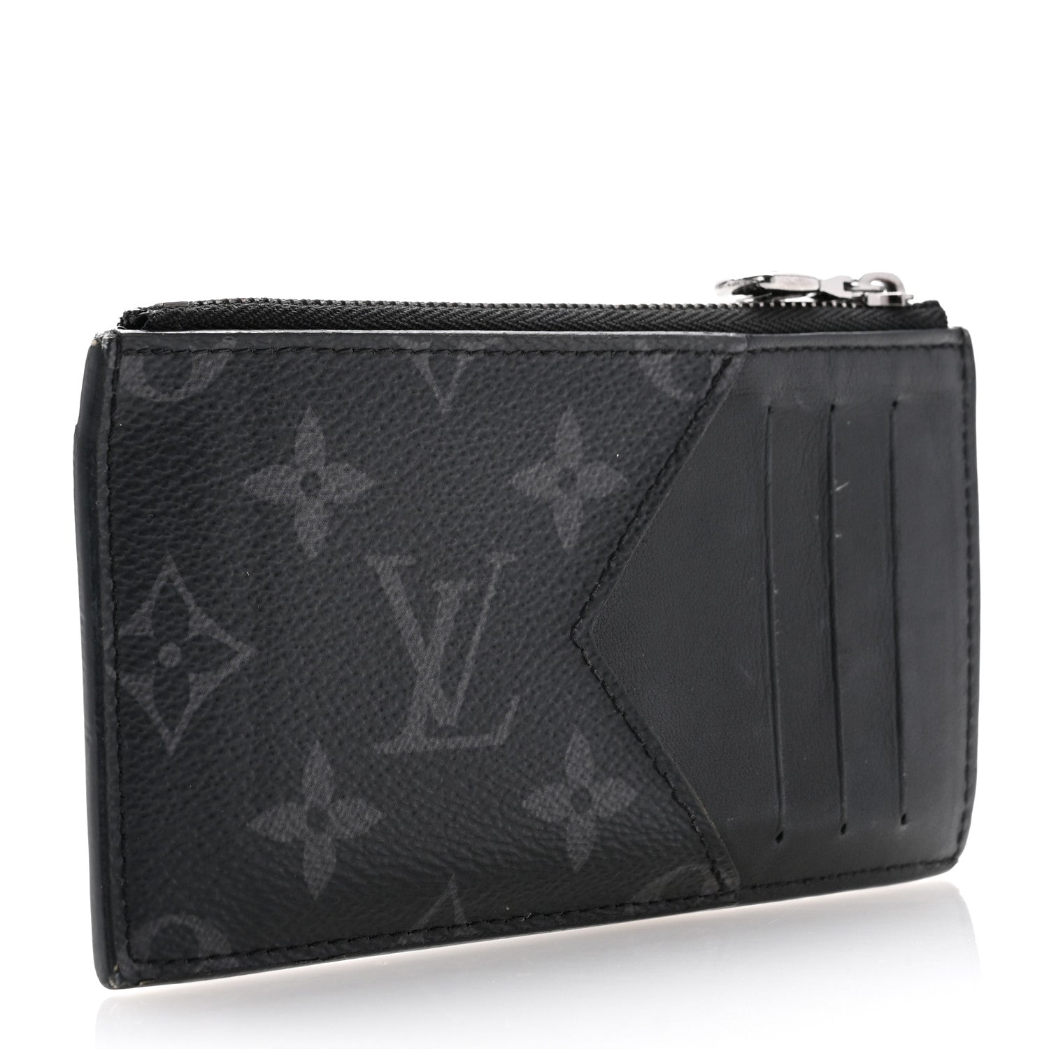 Louis Vuitton Monogram Eclipse Calfskin Trunk Coin Card Holder 3 of 10