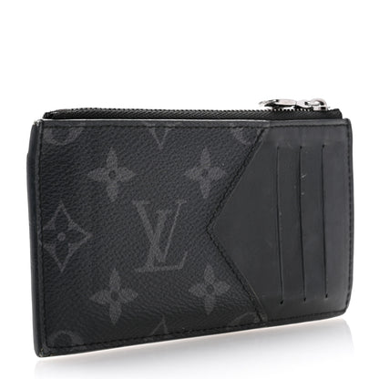 Louis Vuitton Monogram Eclipse Calfskin Trunk Coin Card Holder 3 of 10
