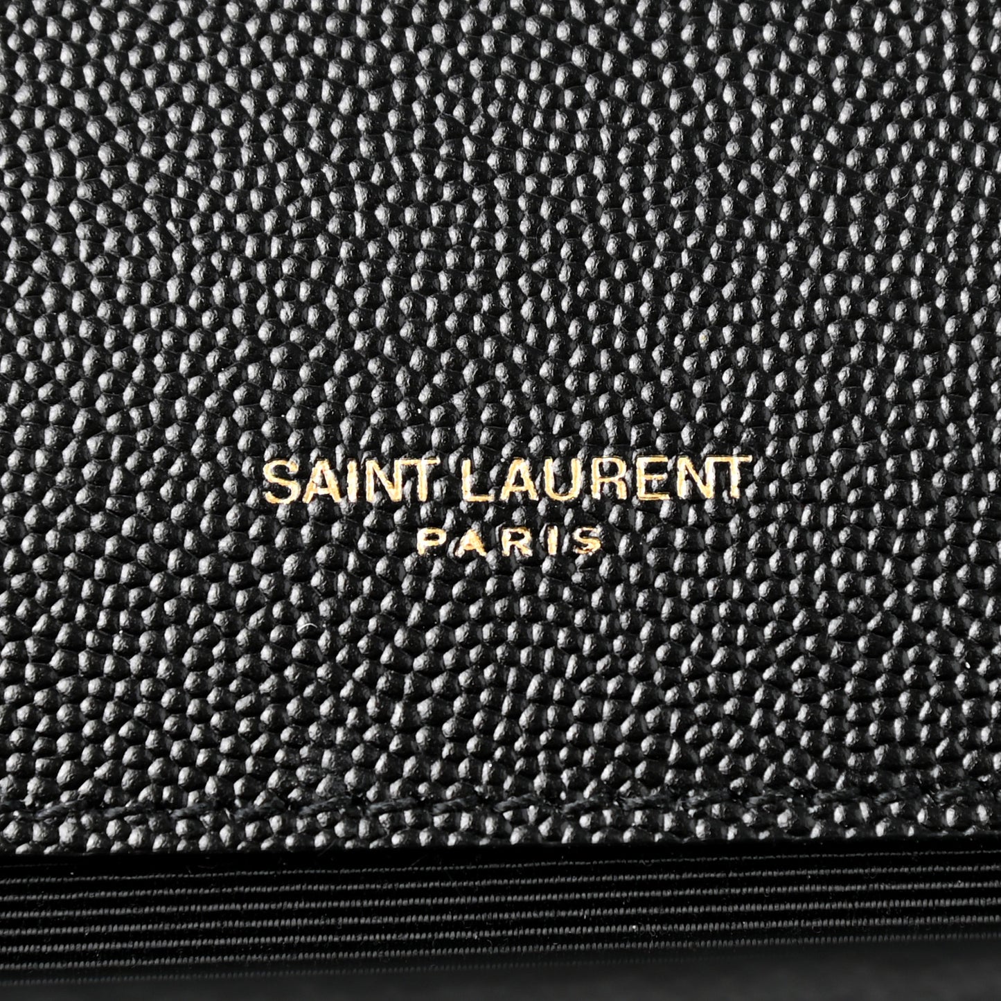 Grain De Poudre Monogram Cassandre Clutch Black