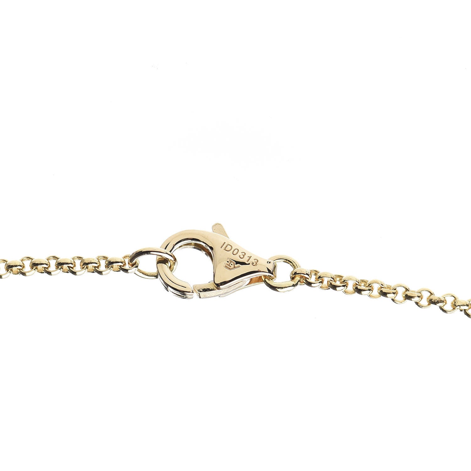 Cartier 18K Yellow Gold Entrelaces Pendant Necklace 6 of 7