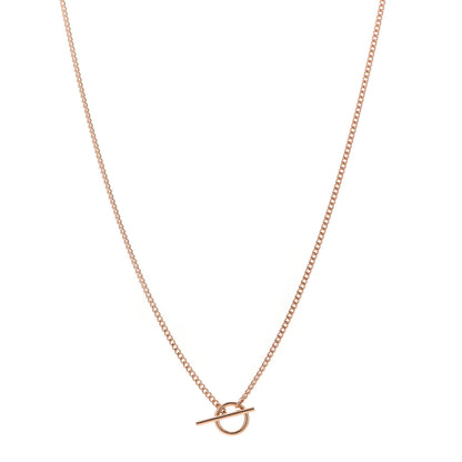 Hermes 18K Rose Gold PM Echappee Necklace SH 1 of 5
