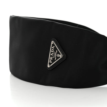 Prada Nylon Re-Nylon Flat Headband Black 3 of 5