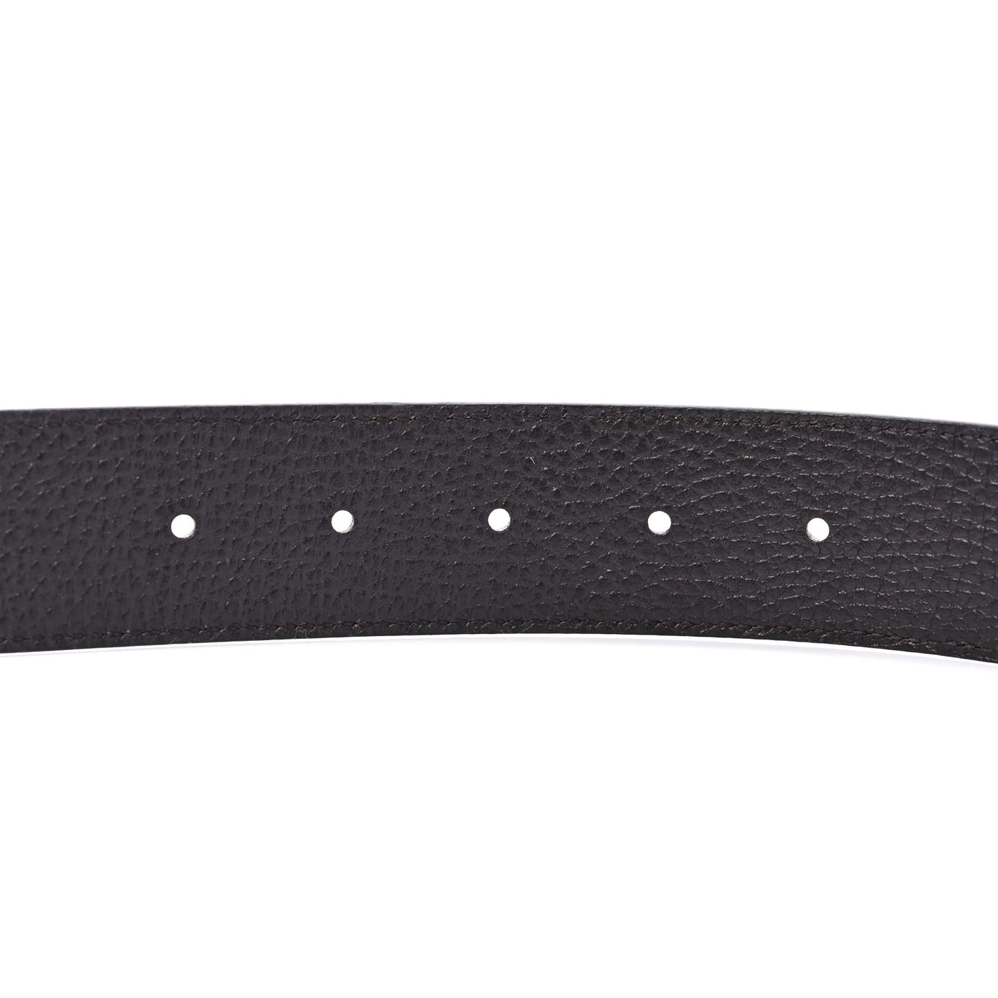 Calfskin Double G Reversible Belt 80 32 Black Cocoa