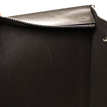 Celine Drummed Calfskin Suede Medium Trapeze Souris 17 of 26