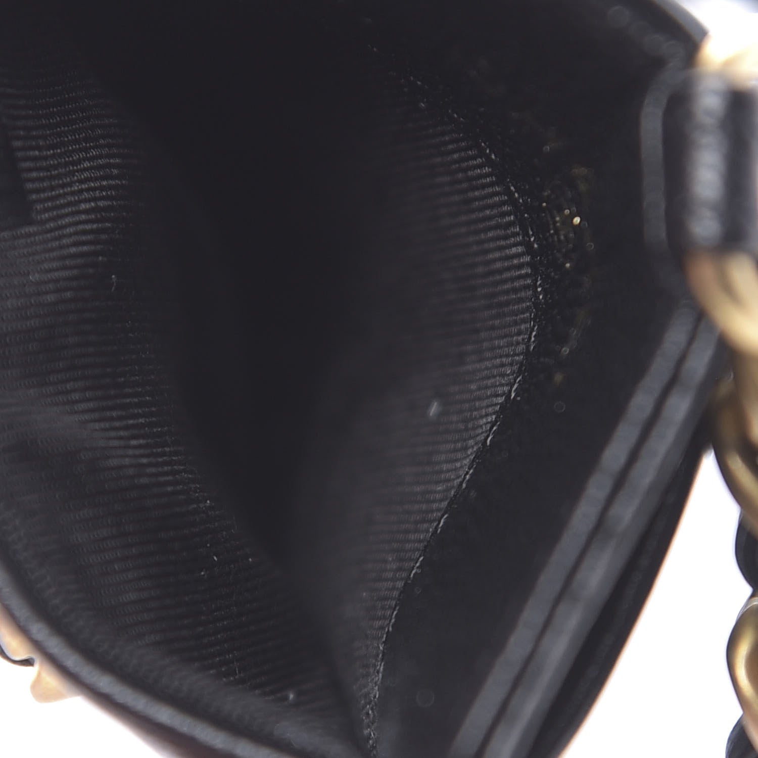 Chanel Goatskin Quilted 19 Card Holder On Chain Black 5 of 8