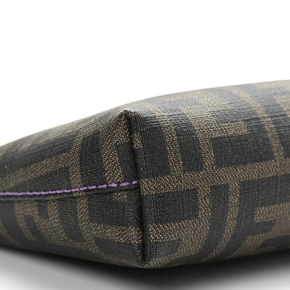 Fendi Zucca Spalmati Pochette Tobacco Viola 4 of 9