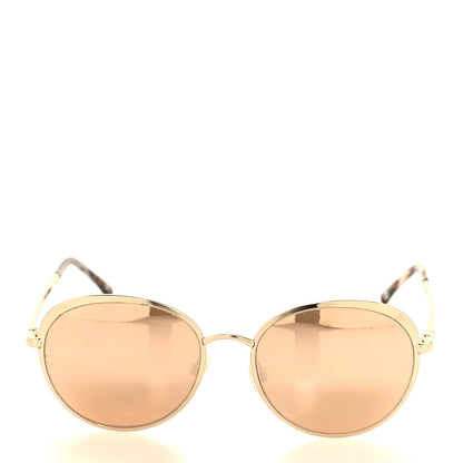 Chanel Round Spring Sunglasses 4206 Black Gold 2 of 8