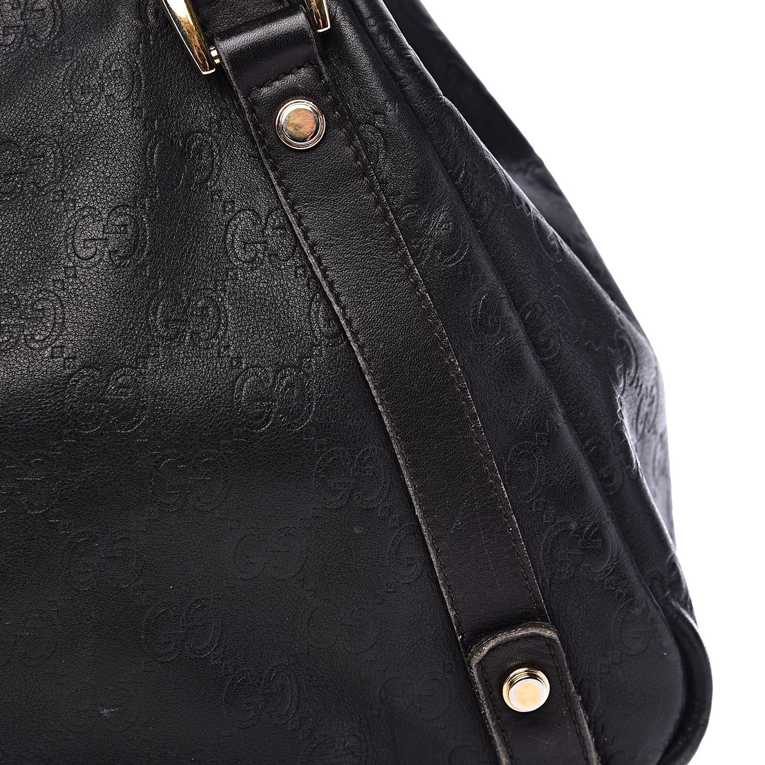 Gucci Guccissima Medium Abbey Shoulder Bag Black 14 of 17