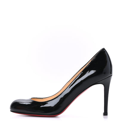 Christian Louboutin Patent Simple 85 Pumps 36.5 Black 1 of 7