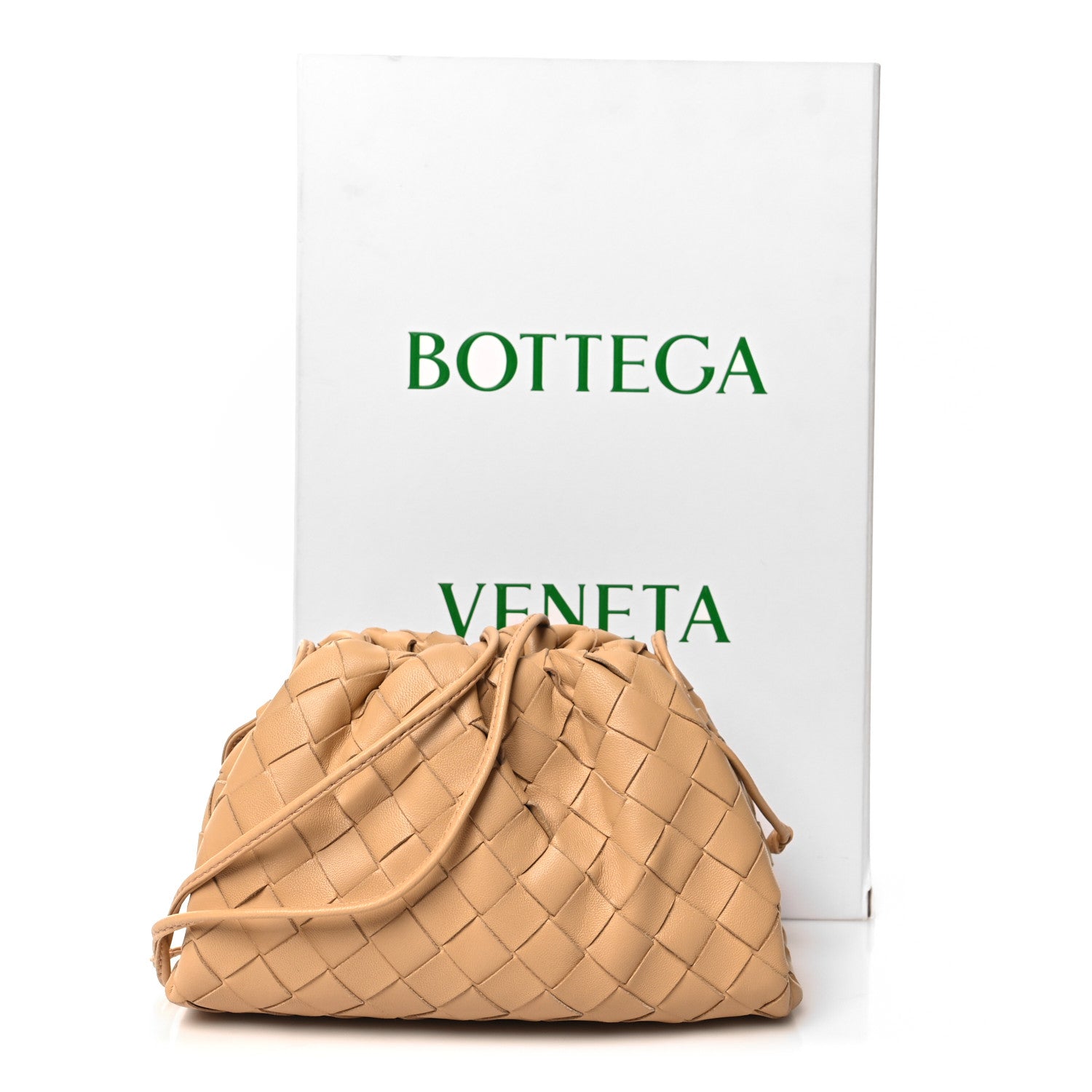 Bottega Veneta BOTTEGA VENETA Nappa Intrecciato The Mini Pouch Almond 11 of 11