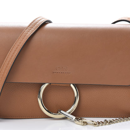 Chloe Calfskin Small Faye Shoulder Bag Tobacco 8 of 11
