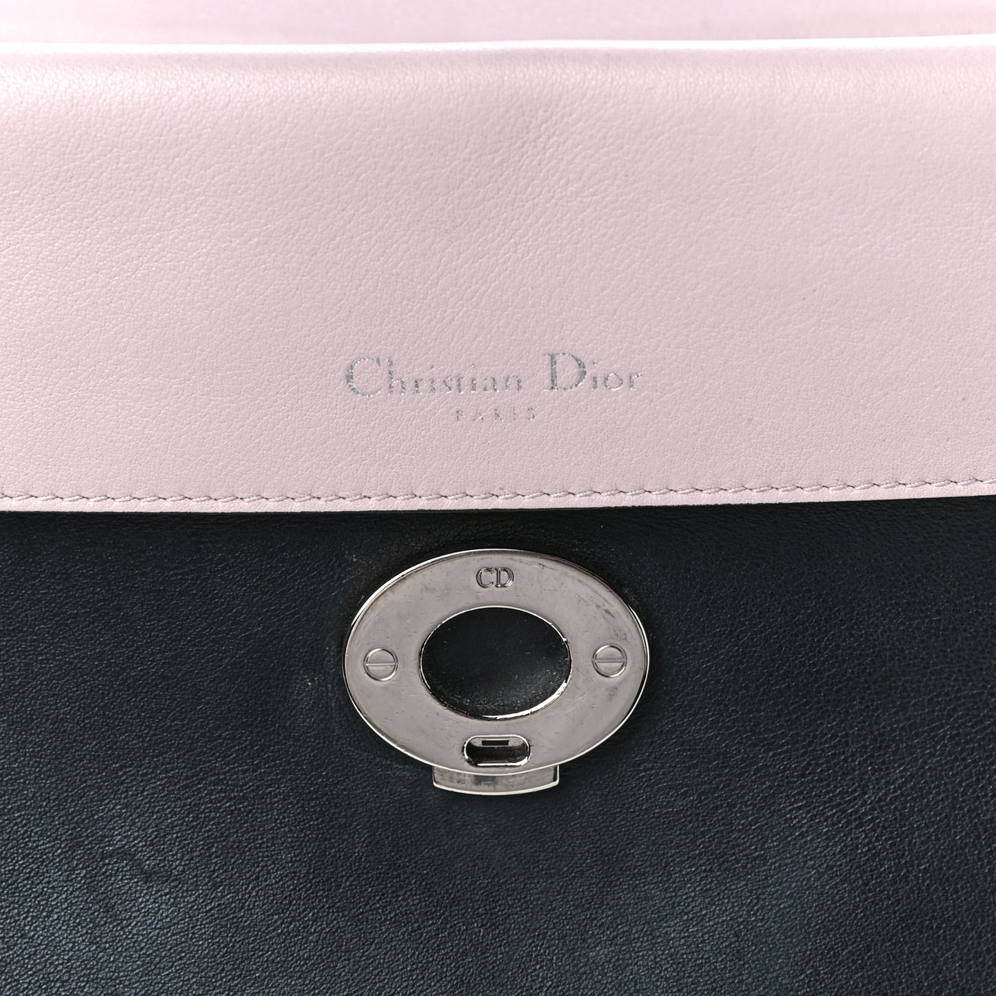 Smooth Calfskin Be Dior Flap Black