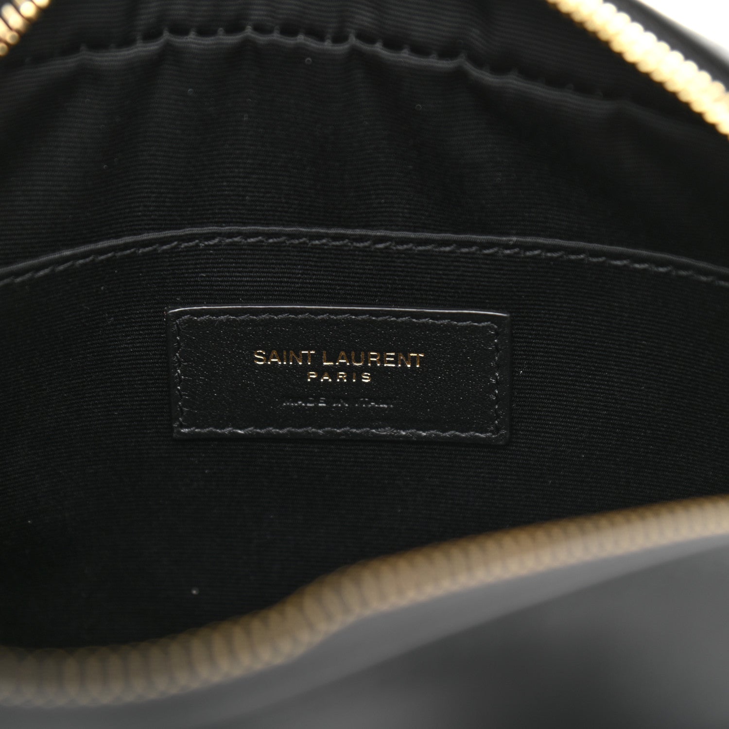 Saint Laurent Calfskin Matelasse Monogram Lou Camera Bag Black 6 of 9