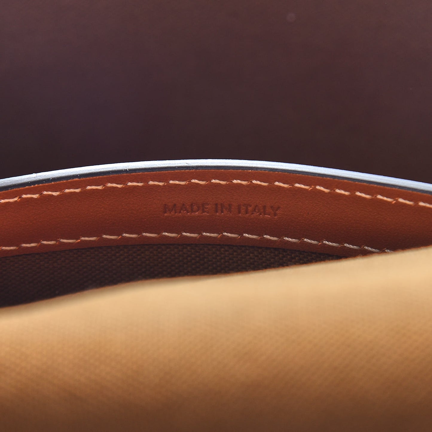 Triomphe Canvas Medium Folco Bag Tan