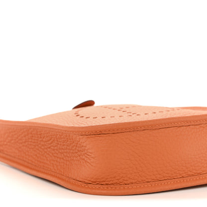 Hermes Taurillon Clemence Evelyne TPM Orange 9 of 10