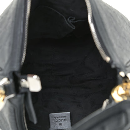 Gucci Guccissima Medium GG Twins Hobo Black 8 of 12