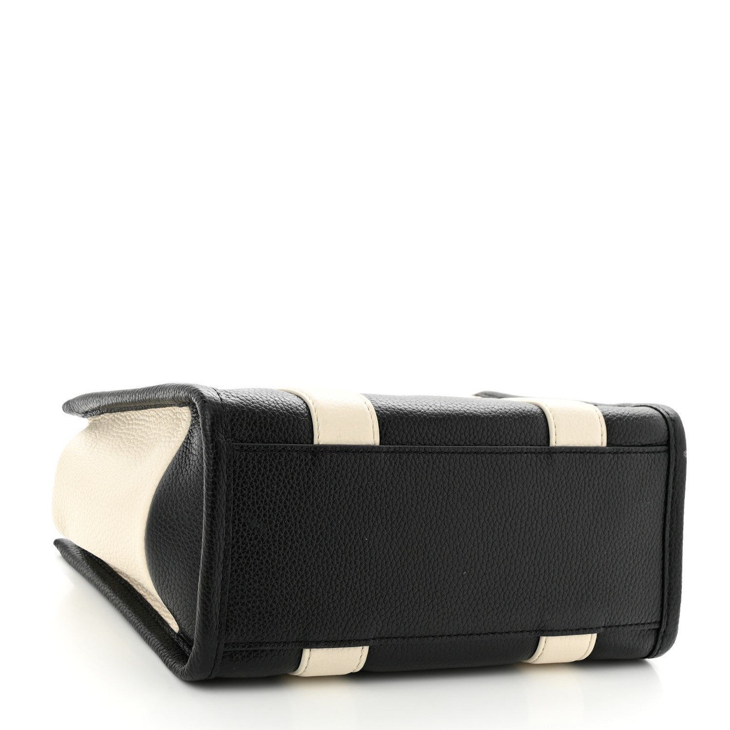 Marc Jacobs Grained Calfskin Colorblock Mini The Tote Bag Ivory Multi 4 of 11