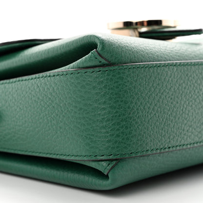 Gucci Dollar Calfskin Interlocking G Crossbody Bag Emerald 9 of 11
