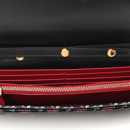 Prada Vitello Move Love Chain Wallet Black 4 of 4