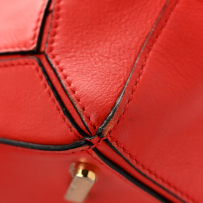 Loewe Calfskin Small Puzzle Bag Scarlet 11 of 12