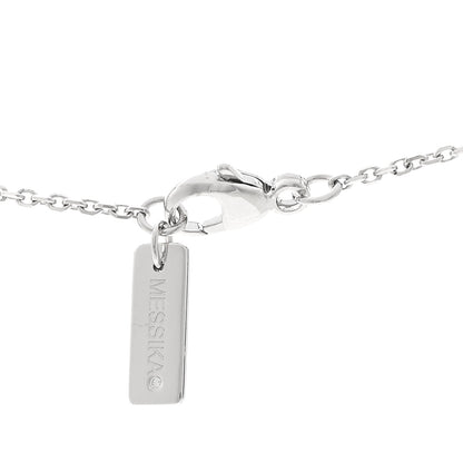 Messika 18K White Gold Diamond Baby Move Pave Necklace 4 of 5