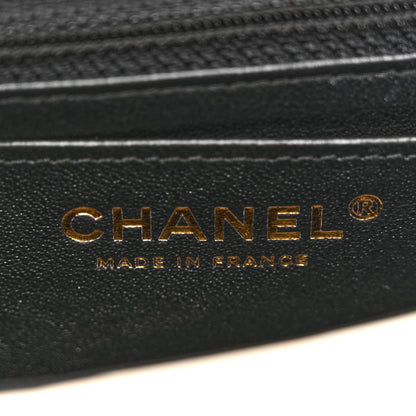 Chanel Lambskin Quilted Mini Rectangular Flap Black White 6 of 14