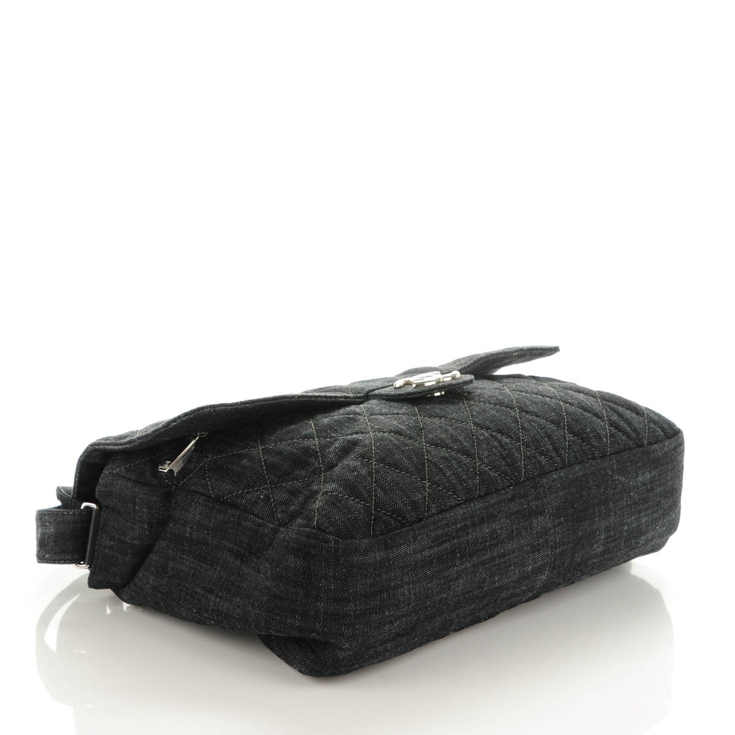 Denim Quilted Stretch Spirit Messenger Bag