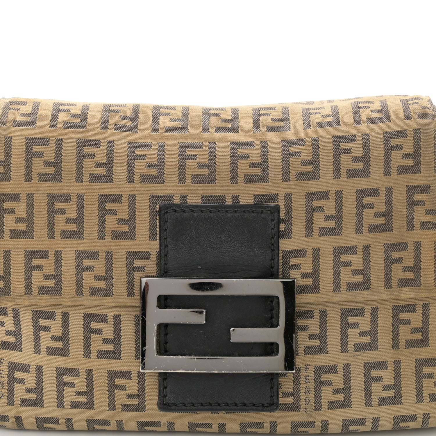 Fendi Zucchino Mini Mama Baguette Beige 8 of 12
