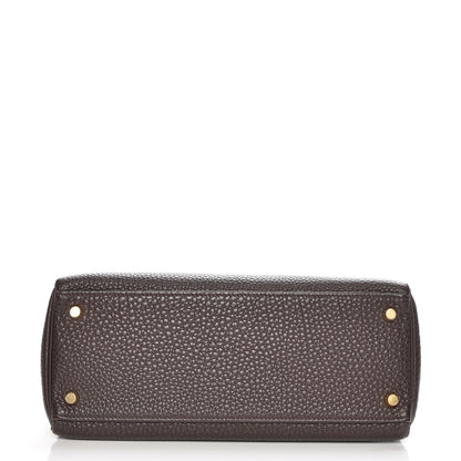 Hermes Togo Kelly Retourne 28 Chocolate 8 of 32