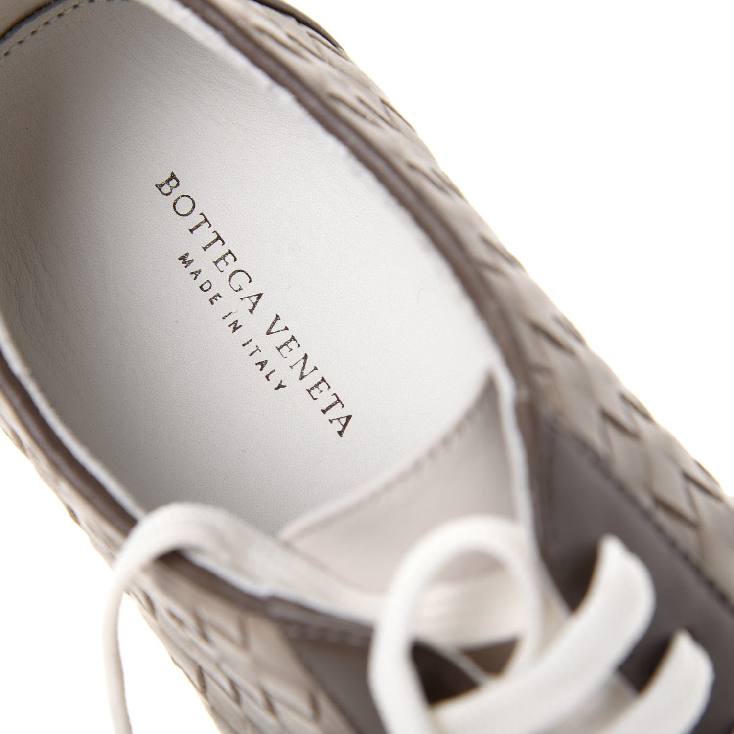 Bottega Veneta Nappa Intrecciato Espadrille Lace up Sneakers 35 Brown 8 of 11