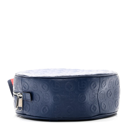 Gucci Textured Dollar Calfskin Web Debossed GG Kids Backpack Blue Agata 4 of 10
