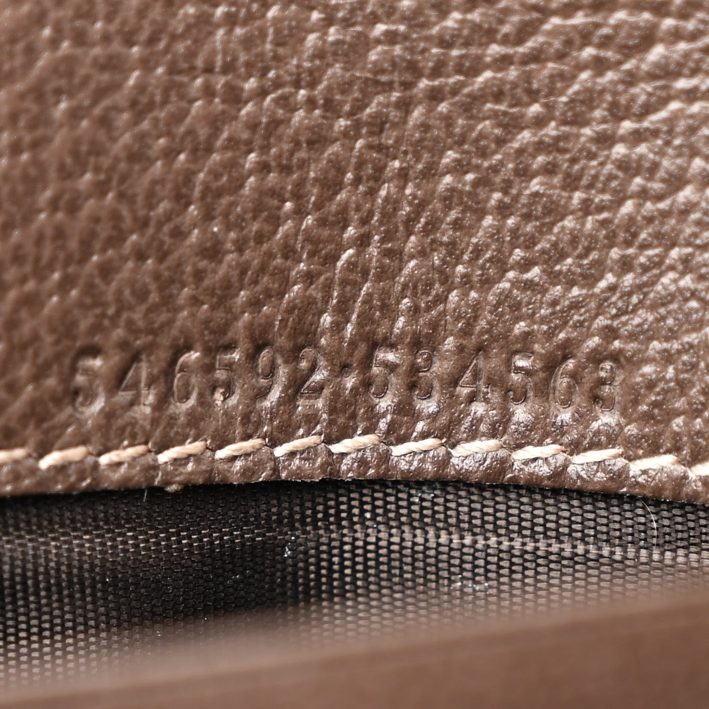 GG Supreme Monogram Web Ophidia Wallet On Chain Brown