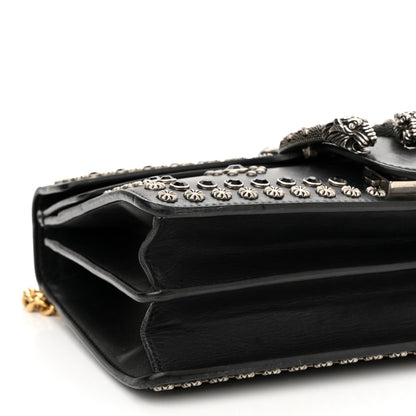 Gucci Calfskin Studded Small Dionysus Shoulder Bag Black 9 of 10