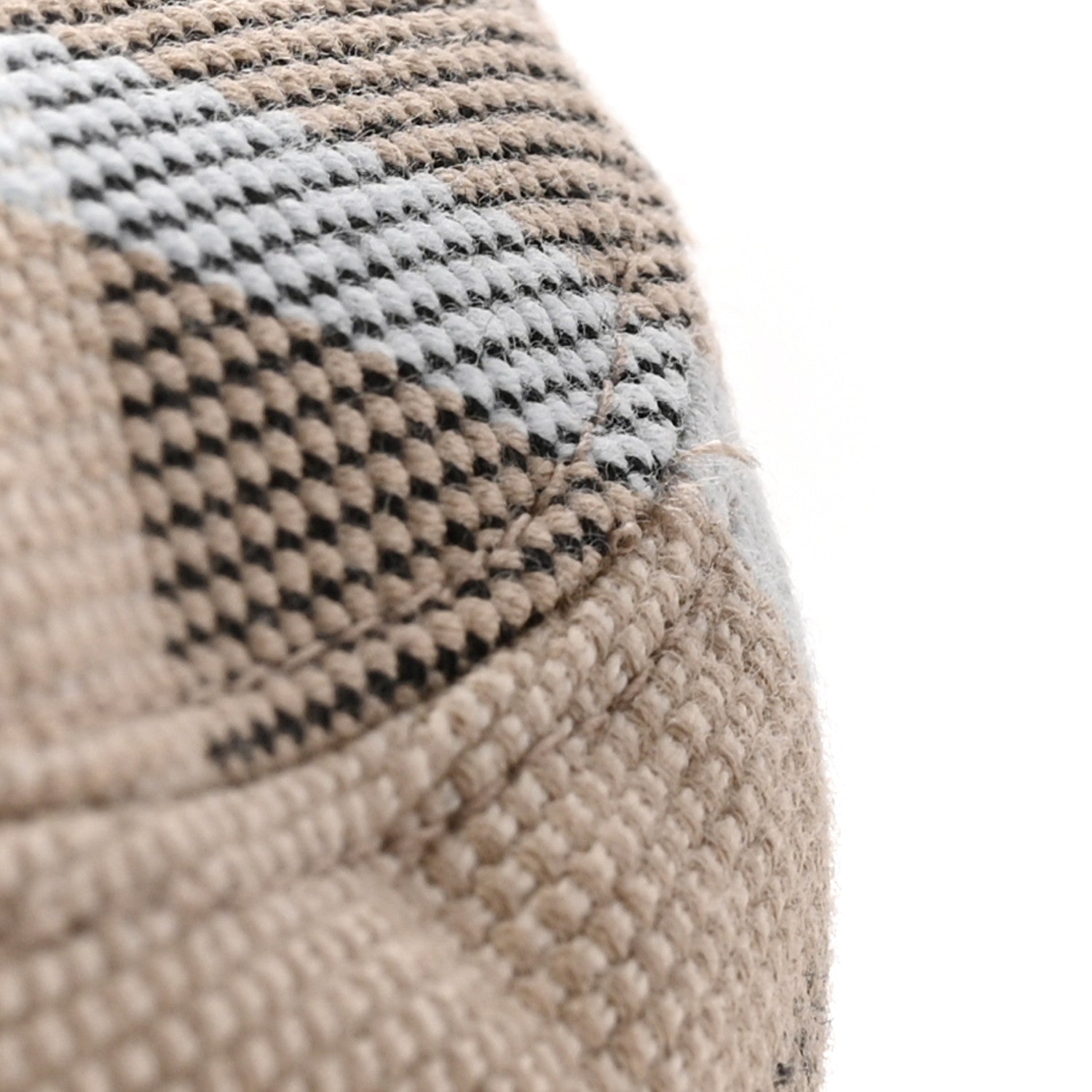 Burberry Cotton Canvas Giant Check Bucket Hat M  Dusty Sand 10 of 10