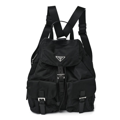 Prada Re-Nylon Saffiano Medium Backpack Black 3 of 9