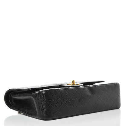 Chanel Caviar Quilted Medium Double Flap Black 4 of 15