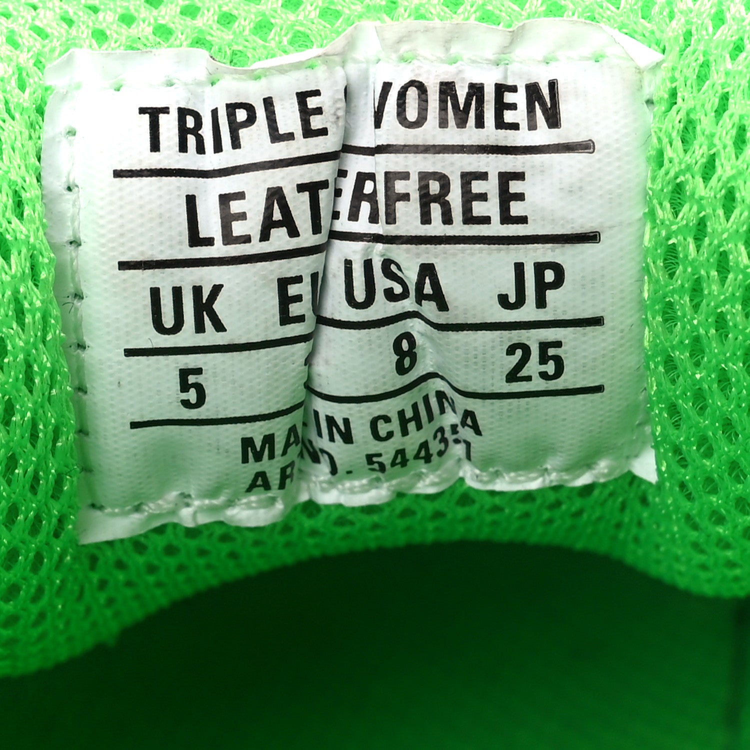 Balenciaga Fabric Mesh Clear Sole Womens Triple S Sneakers 38 Fluo Green 7 of 8
