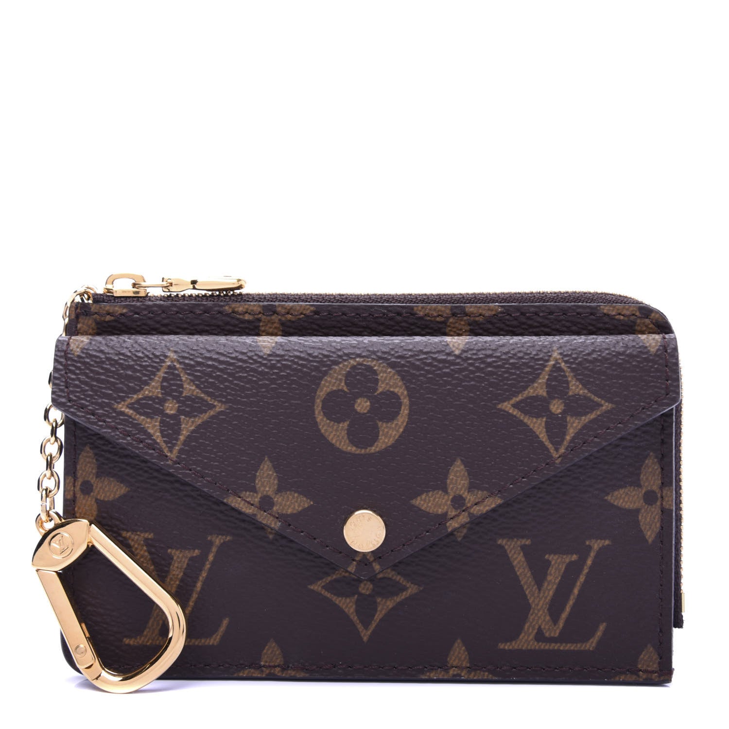 Louis Vuitton Monogram Recto Verso Card Holder Black 1 of 8